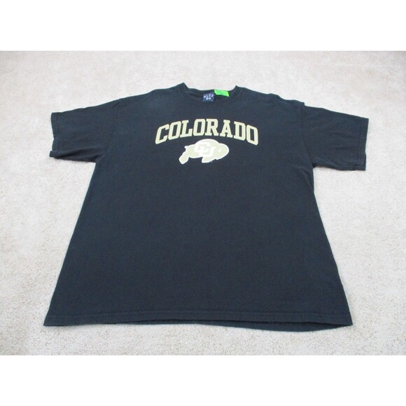 Colorado Buffaloes Shirt Men Extra Large Black CU Boulder Buffs College Football - Picture 1 of 8